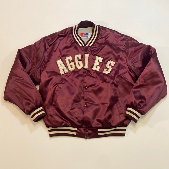 Vintage Other - Vintage satin Texas A&M varsity jacket
